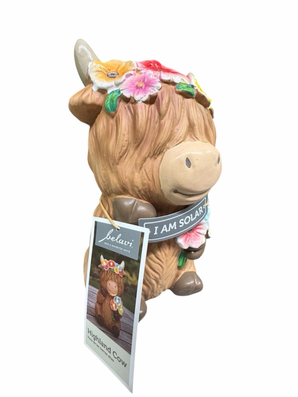 Belavi Solar Garden Highland Cow - Picture 2 of 4